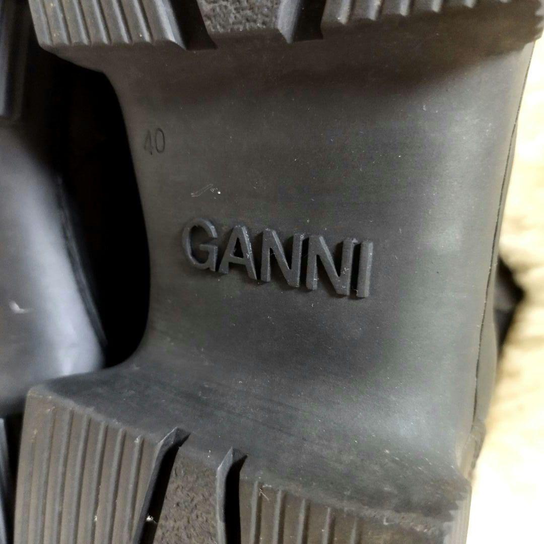 GANNI ガニー サイドゴアブーツ ラバーアンクルブーツ チェルシーブーツ