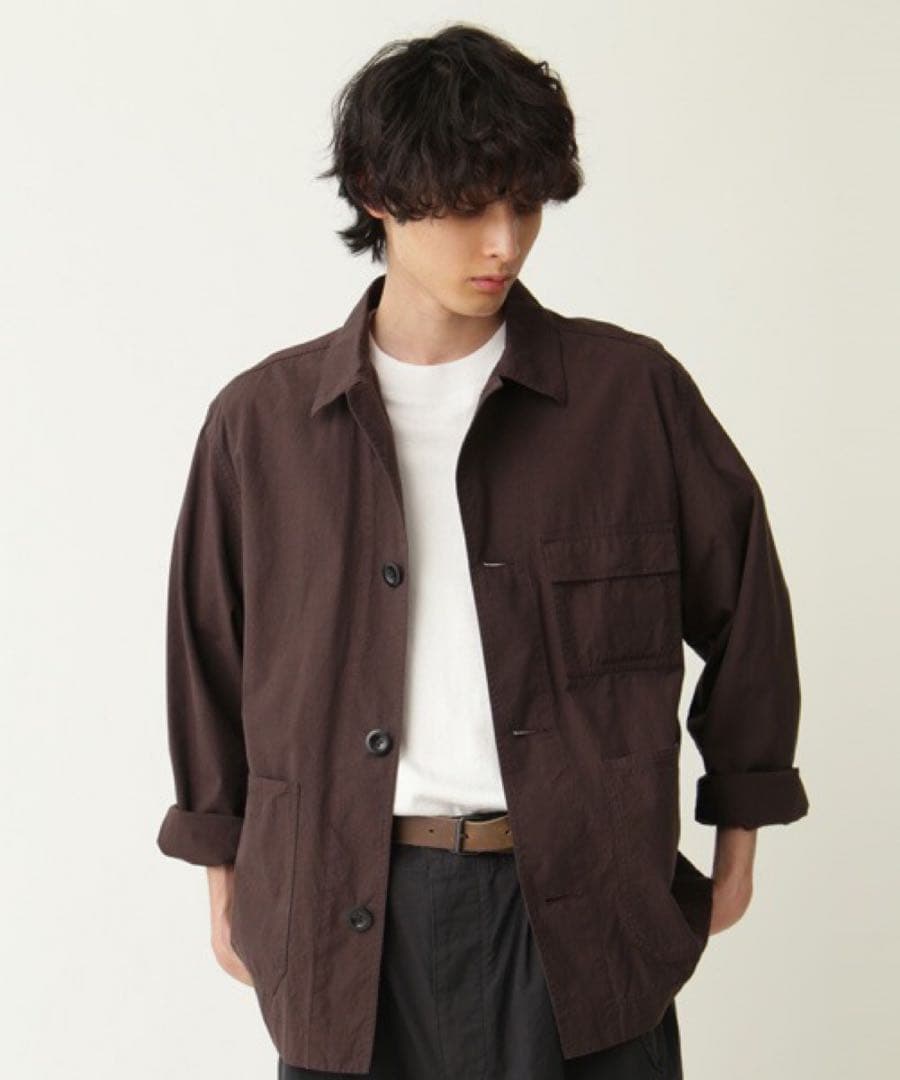 【MHL】OVERDYE MELANGE COTTON LINEN