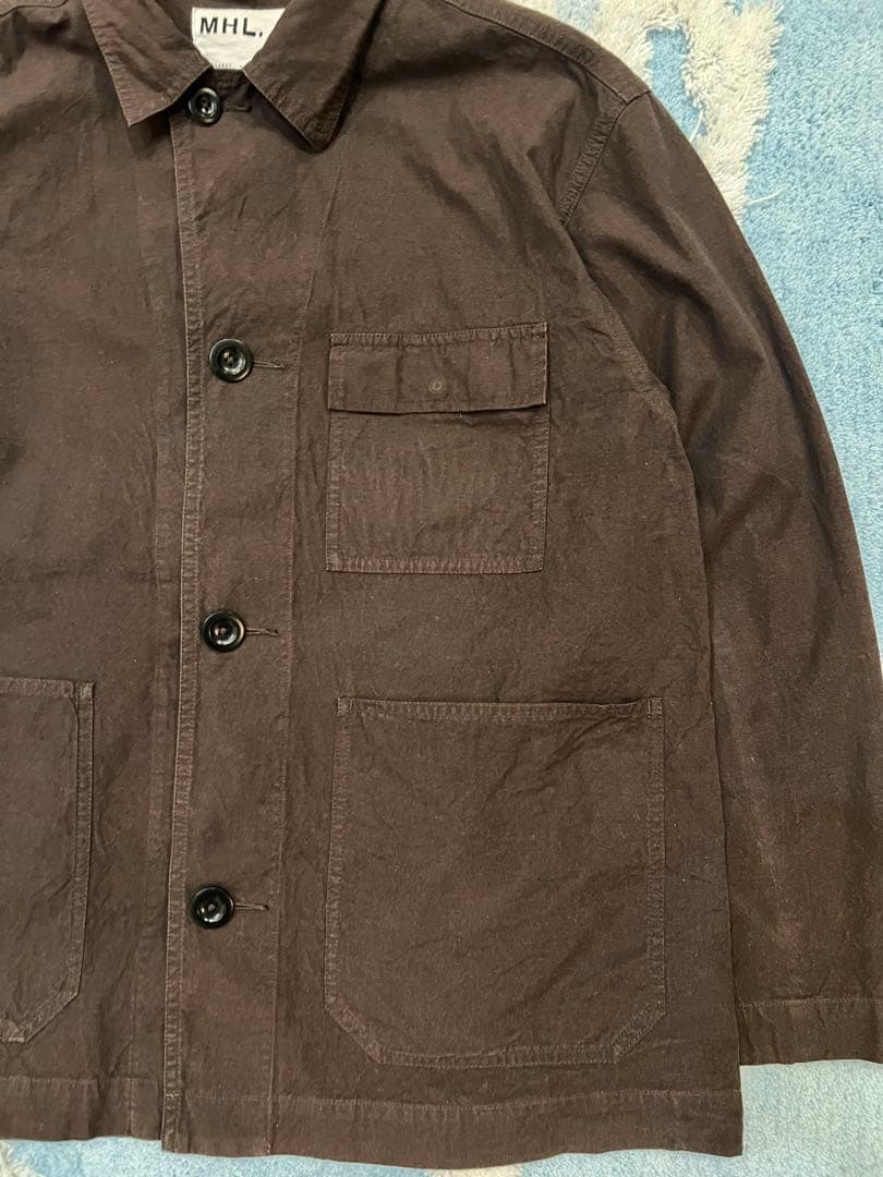 【MHL】OVERDYE MELANGE COTTON LINEN