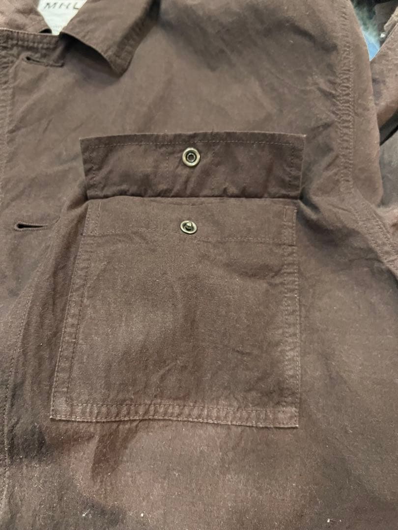 【MHL】OVERDYE MELANGE COTTON LINEN