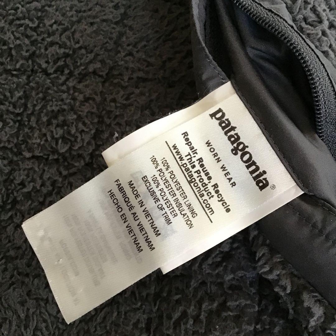 patagonia フリースベスト グレー