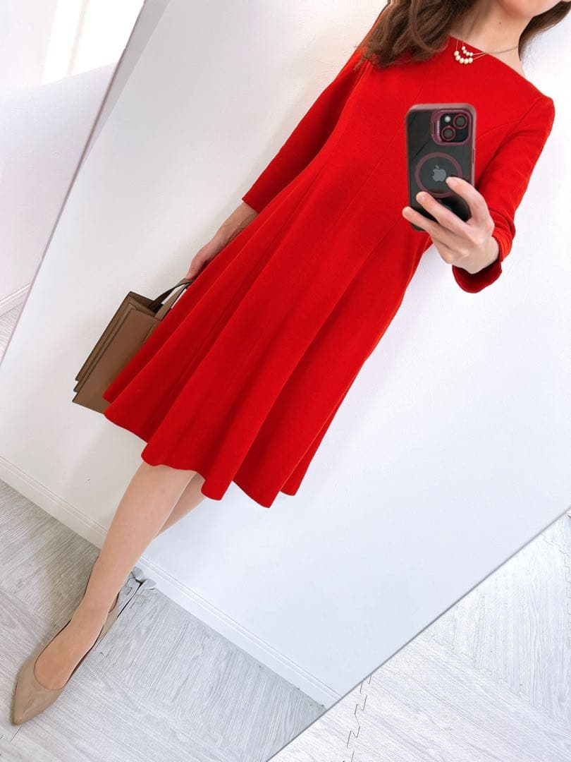 【美品✨】定価50,000円❤️アナイ✨サイズ36✨ウールワンピース✨日本製