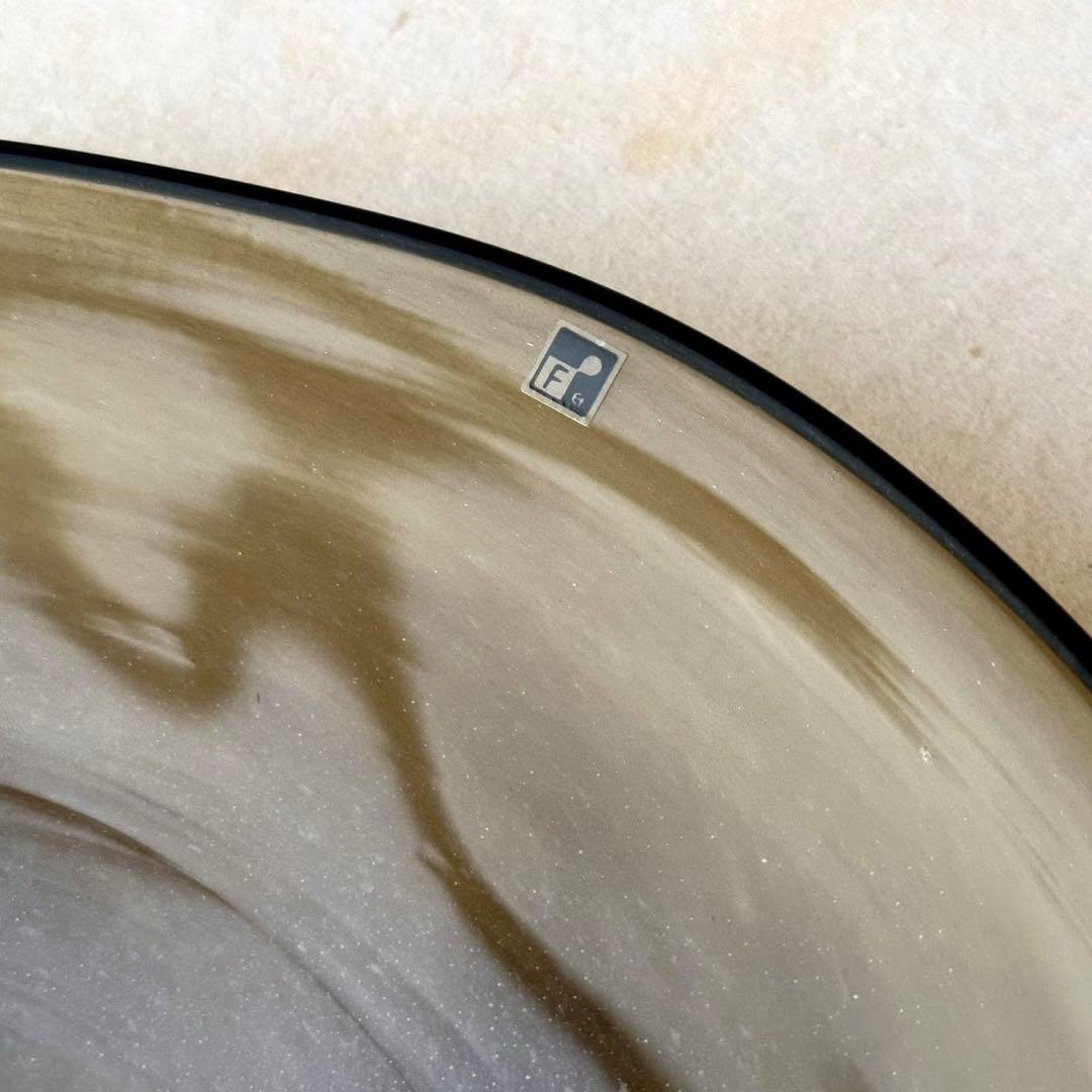 美品 fresco kasumi plate L green フレスコ カスミ