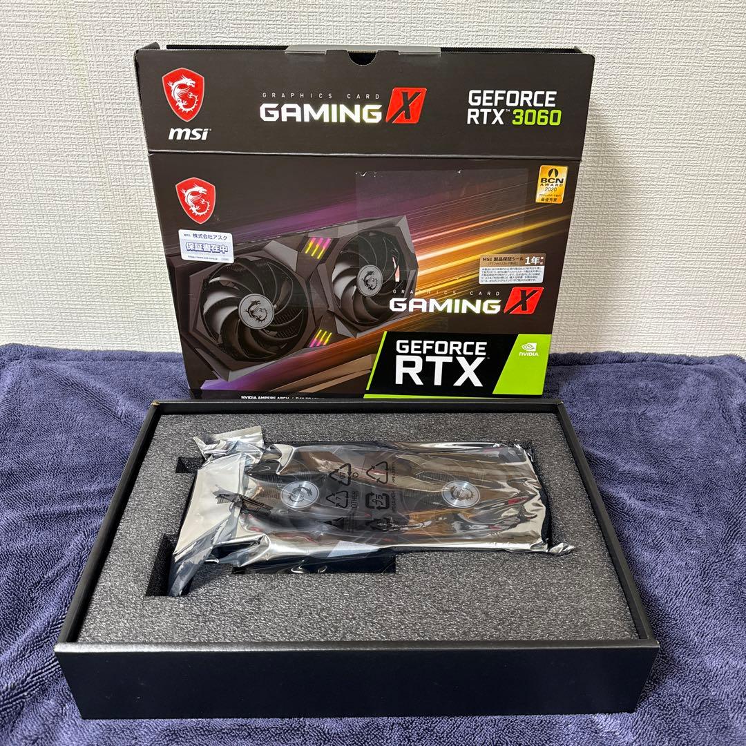 グラフィックボード・グラボ・ビデオカード MSI GeForce RTX 3060 GAMING X 12G