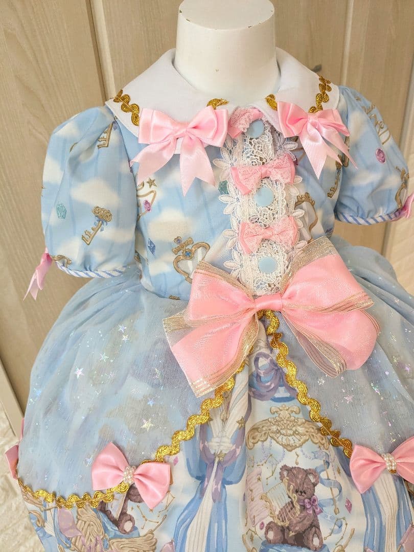 ハンドメイド　ワンピース　90cm