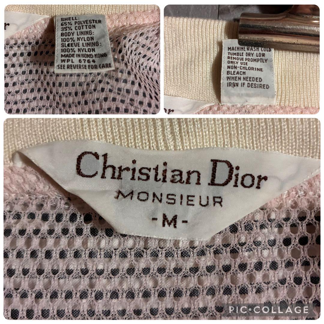 80s Christian Dior MONSEUR ジップアップブルゾン短丈M