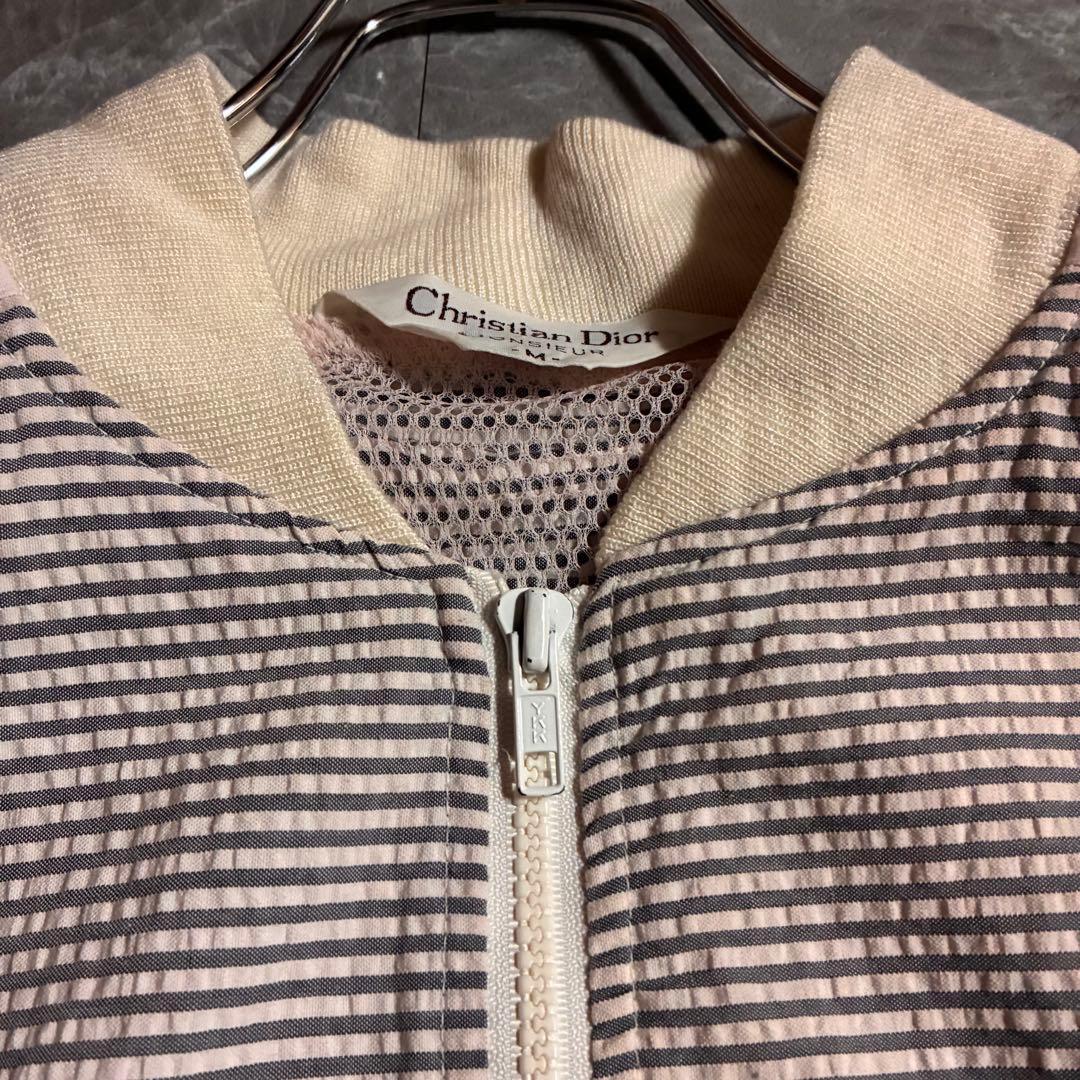 80s Christian Dior MONSEUR ジップアップブルゾン短丈M