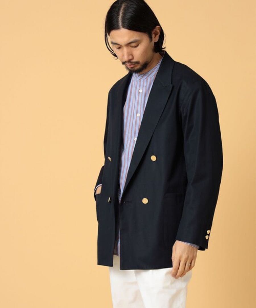 BEAMS LIGHTS VENTILE コットンブレザー Lサイズ