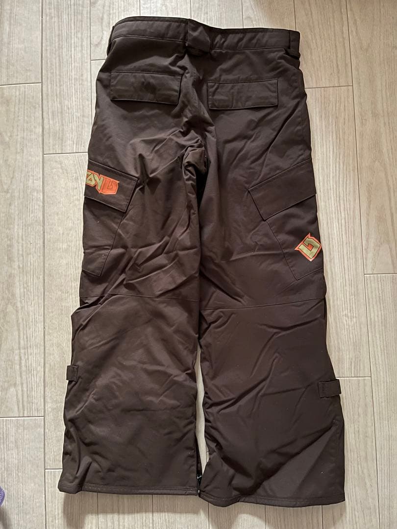 バートン　ジュニアL スノーウエアパンツ　BURTON DRY RIDE こげ茶