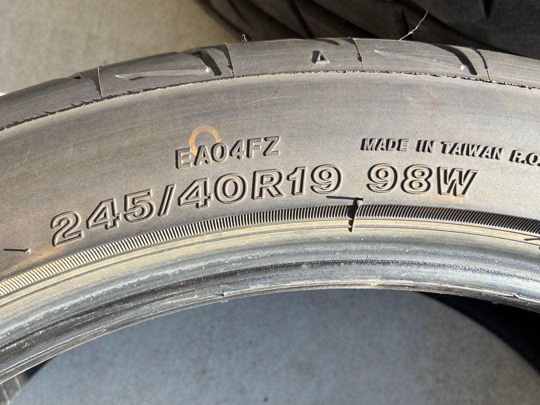 245/40R19 ブリヂストン POTENZA RE004 アドレナリン2本