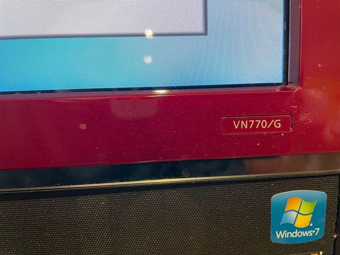 一体型パソコン NEC VALUESTAR VN770/GS6R 中古