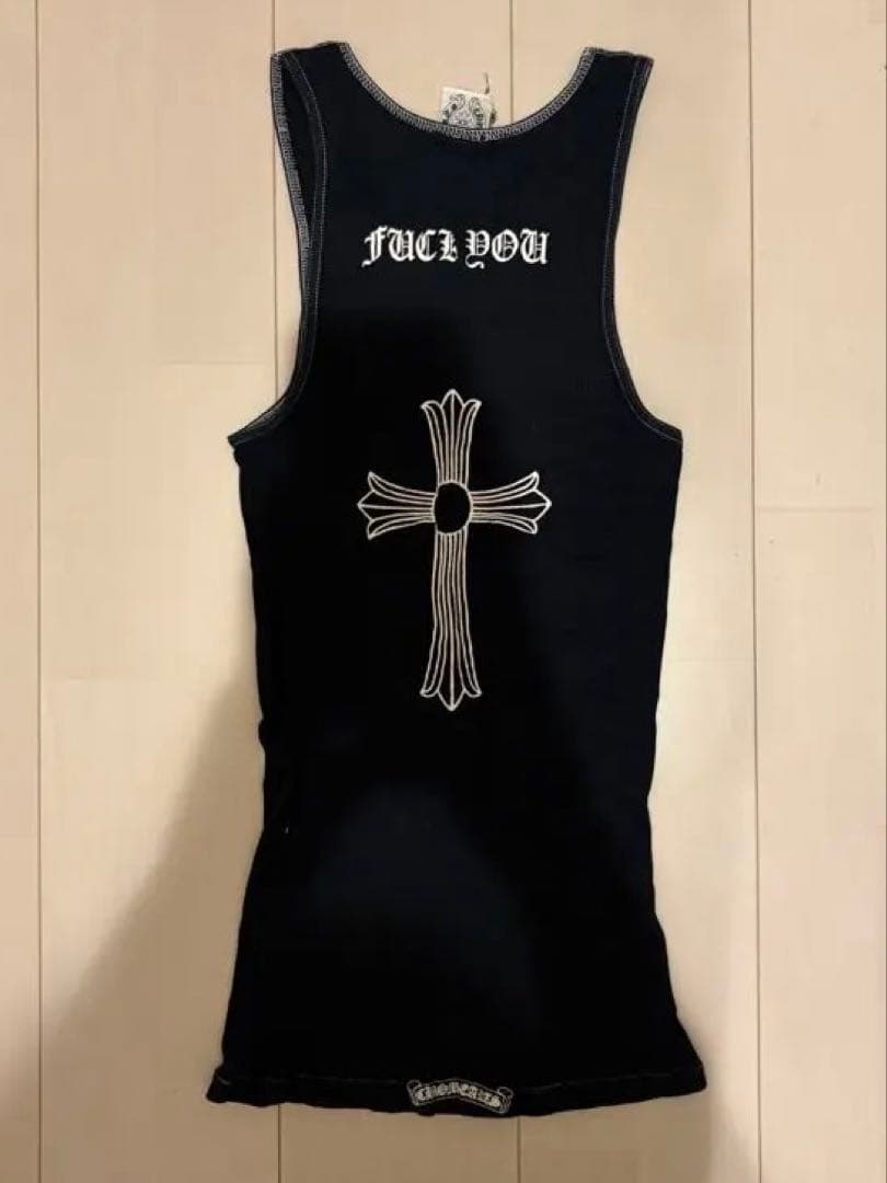 【CHROME HEARTS】BACK CROSS RIB TANK