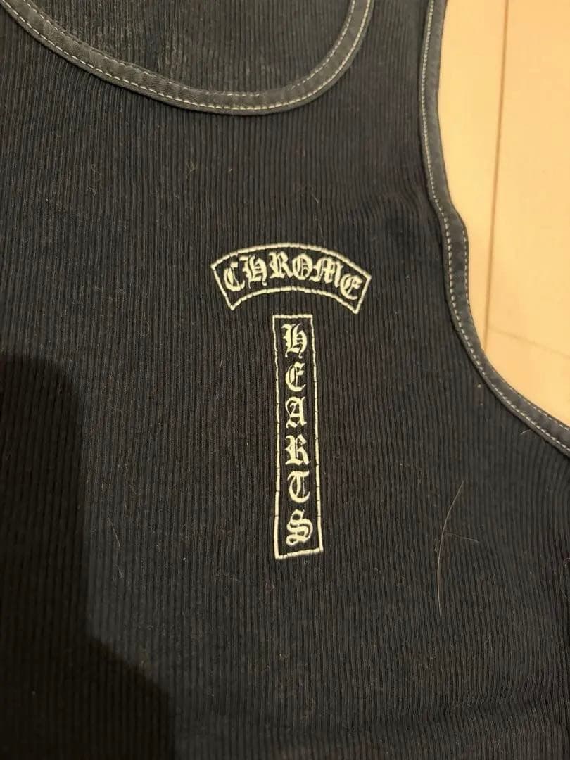 【CHROME HEARTS】BACK CROSS RIB TANK