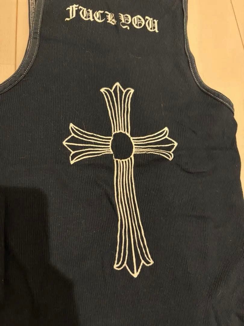 【CHROME HEARTS】BACK CROSS RIB TANK