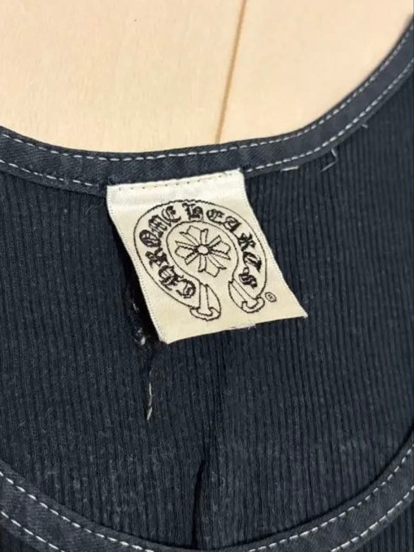 【CHROME HEARTS】BACK CROSS RIB TANK
