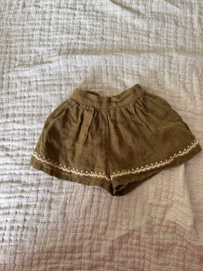 APOLINA CECE SET セットアップ(olive) 2-3Y
