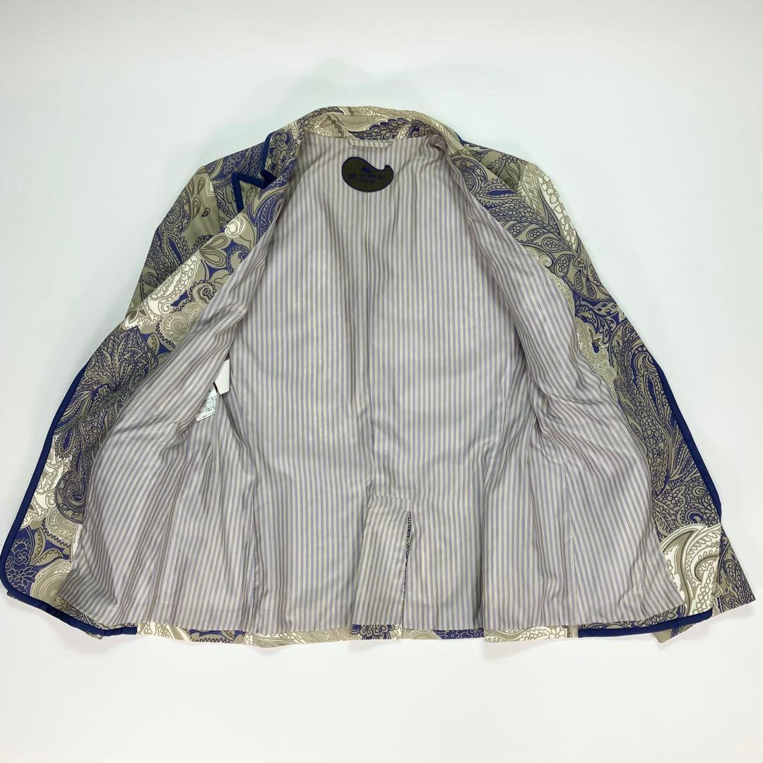 【ド派手】ETRO ペイズリー柄 テーラードジャケット　46 S