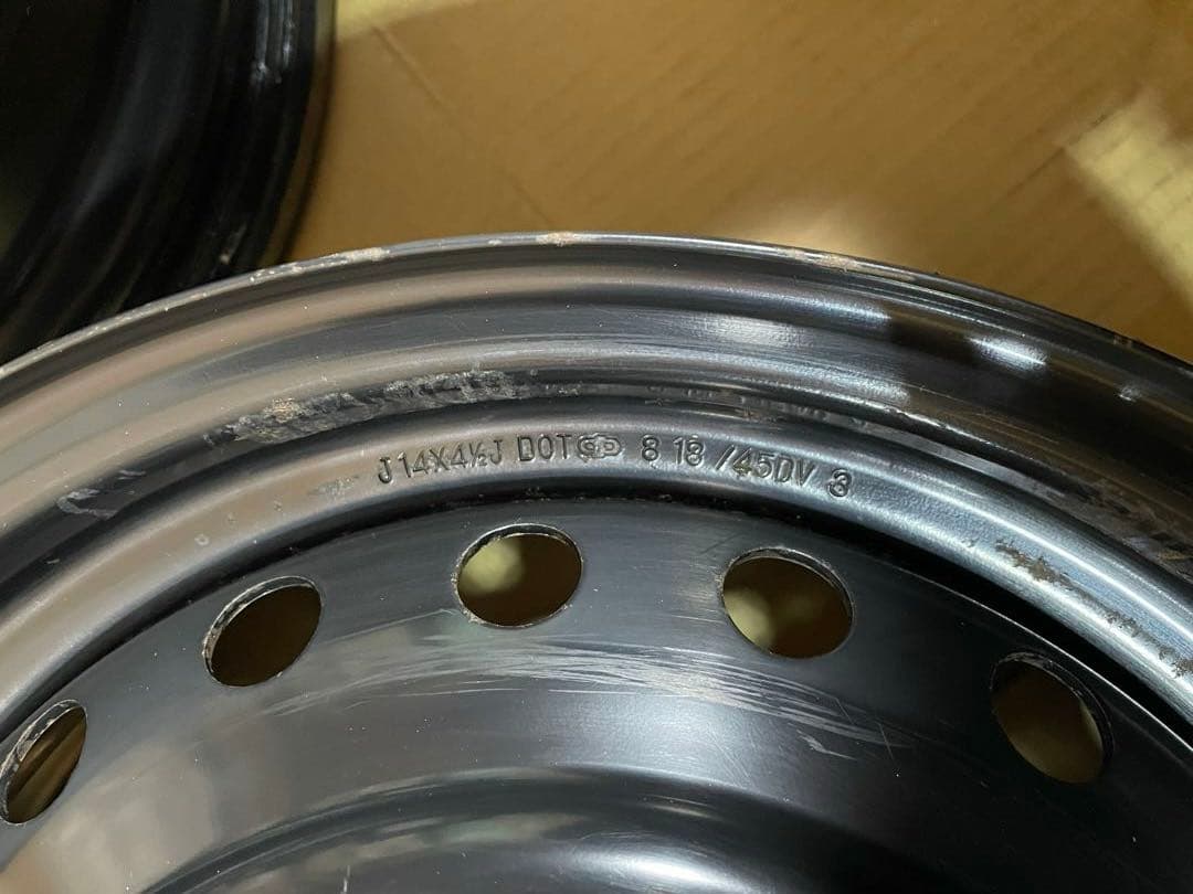 ②323セール【送料込】ダイハツ　ムーヴキャンバス　純正ホイール①と同時購入必須