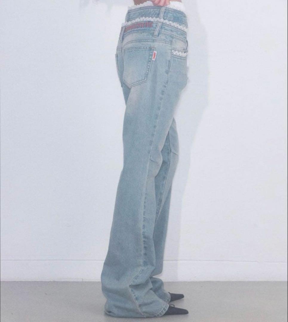 パンツ SCULPTOR Double Waist Boots Cut Denim S