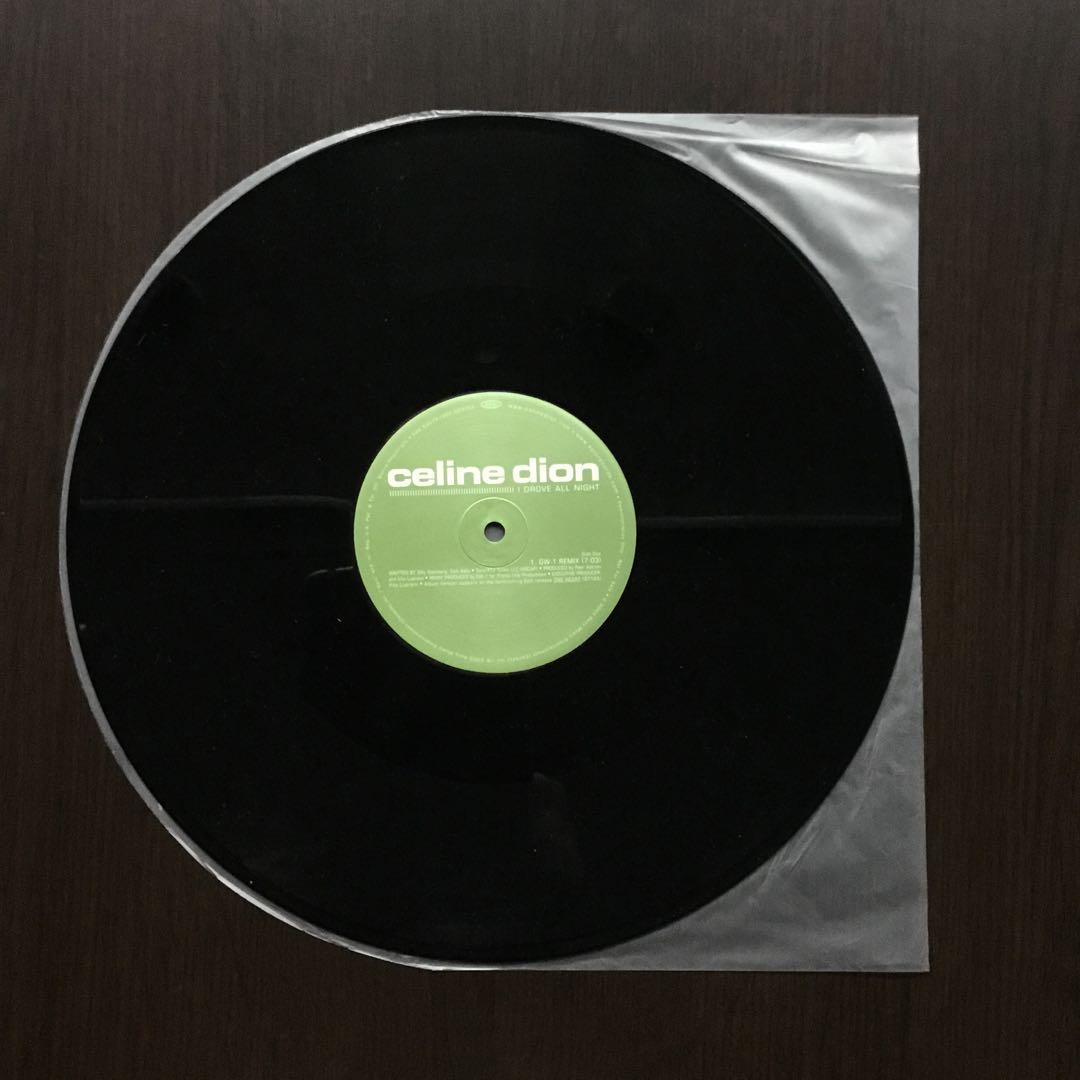 洋楽レコード　CELINE DION I DROVE ALL~ WRRC