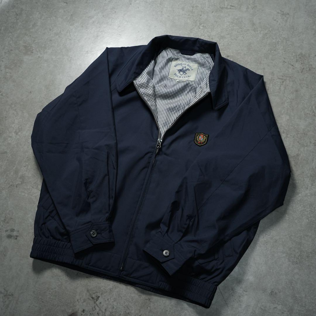 90s y2k polo スイングトップ ナイロンブルゾン 短丈 ノームコア
