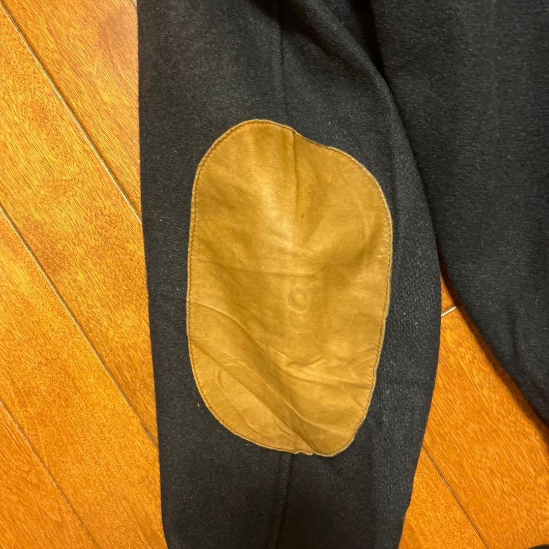 Eddie Bauer 80s ウールブルゾン レザー エルボーパッチ