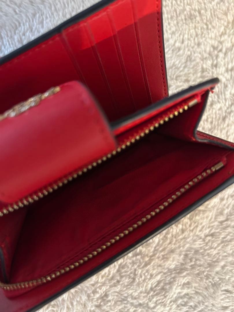 コーチ　coach 二つ折り財布　りんご　林檎