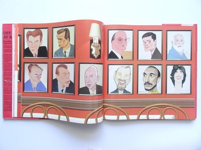 洋書◆サーディーズの似顔絵 画集 作品写真集 本 ニューヨーク レストラン