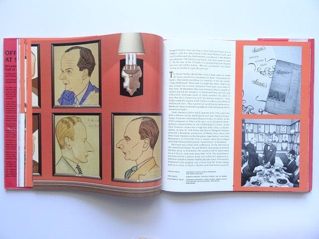 洋書◆サーディーズの似顔絵 画集 作品写真集 本 ニューヨーク レストラン