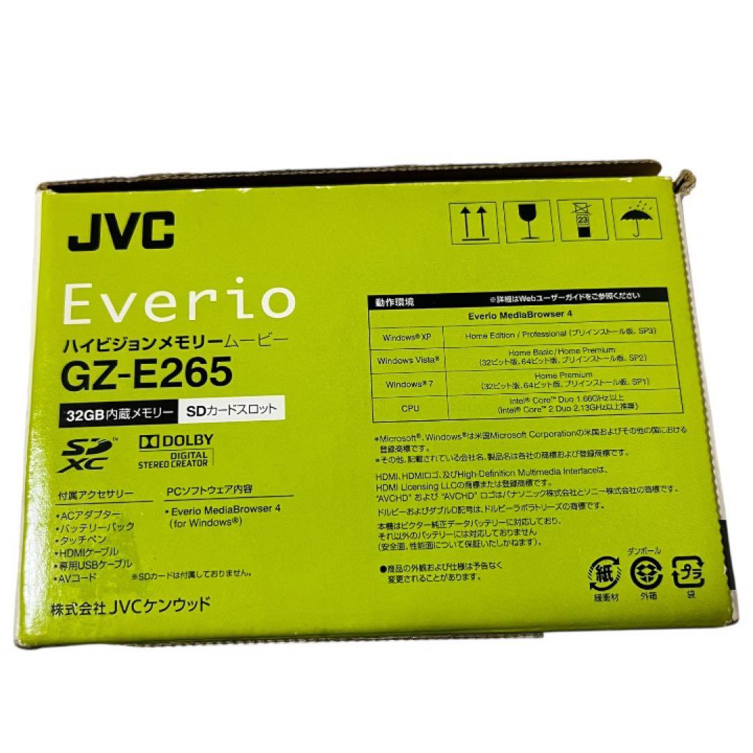 JVC Everio GZ-E265 ビデオカメラ フルHD 動作品 付属品多数