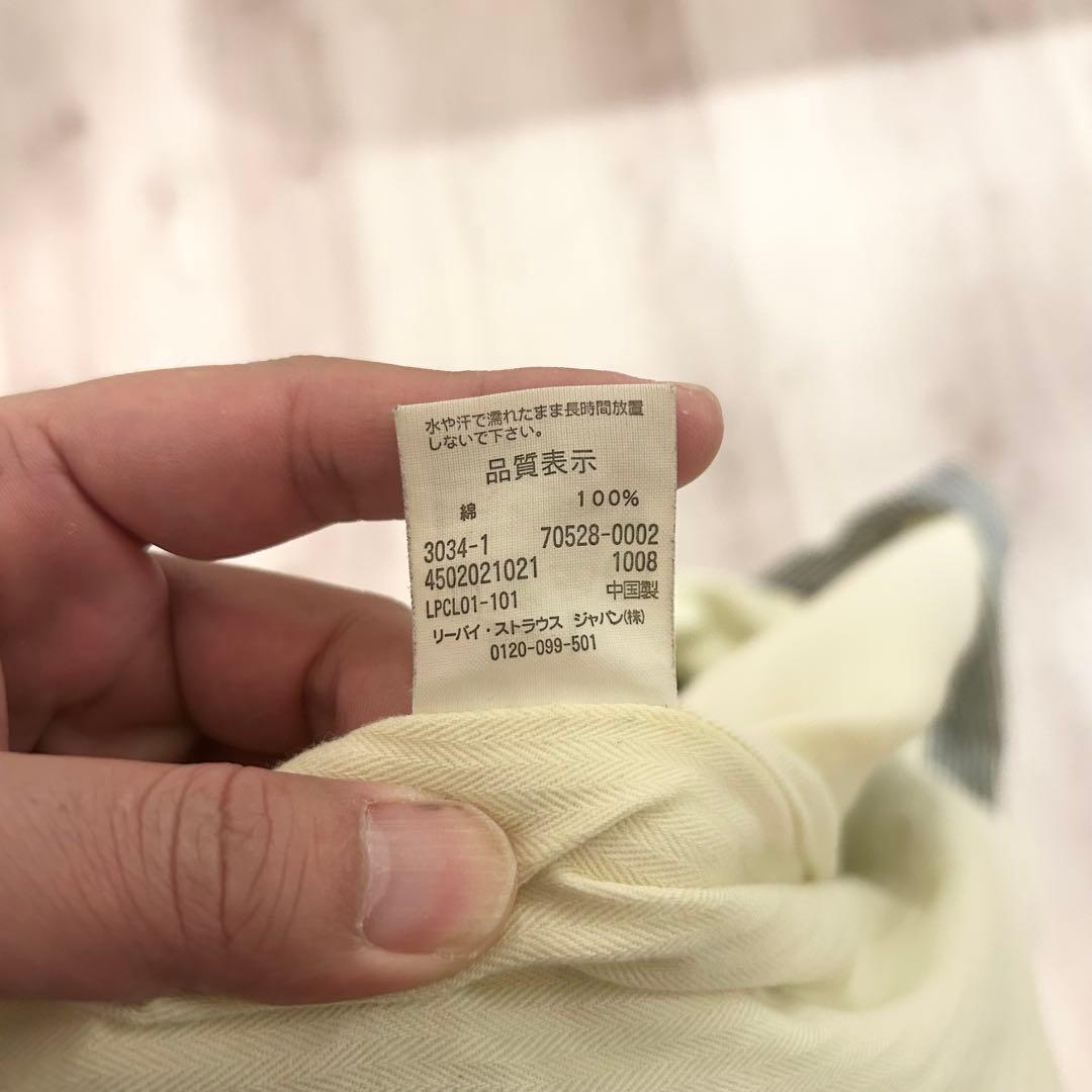 Levi's ORIGINAL ヒッコリーストライプ カバーオール Lサイズ