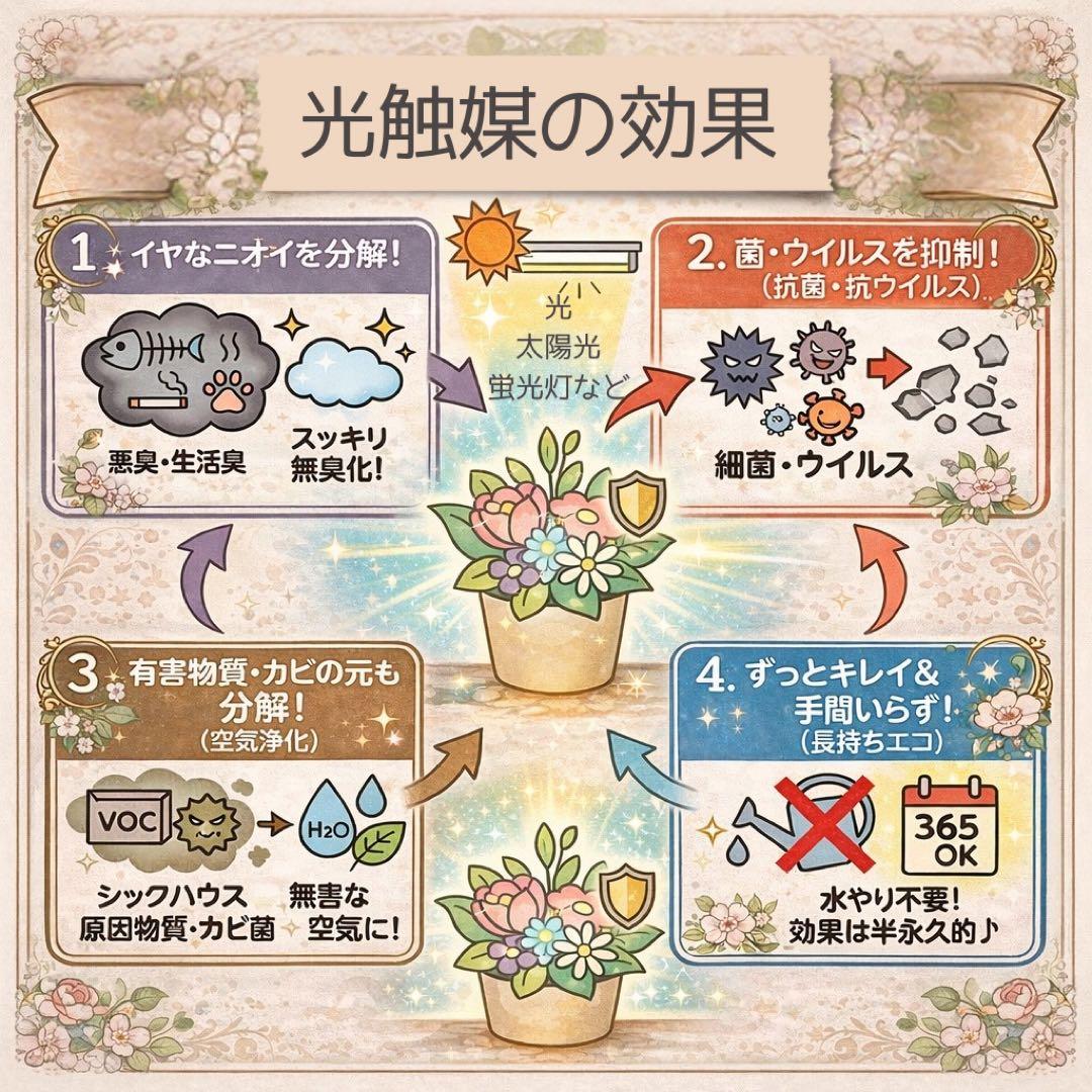 胡蝶蘭 春色スワッグ 特大｜ピンクの春リース 光触媒フラワー 春飾り