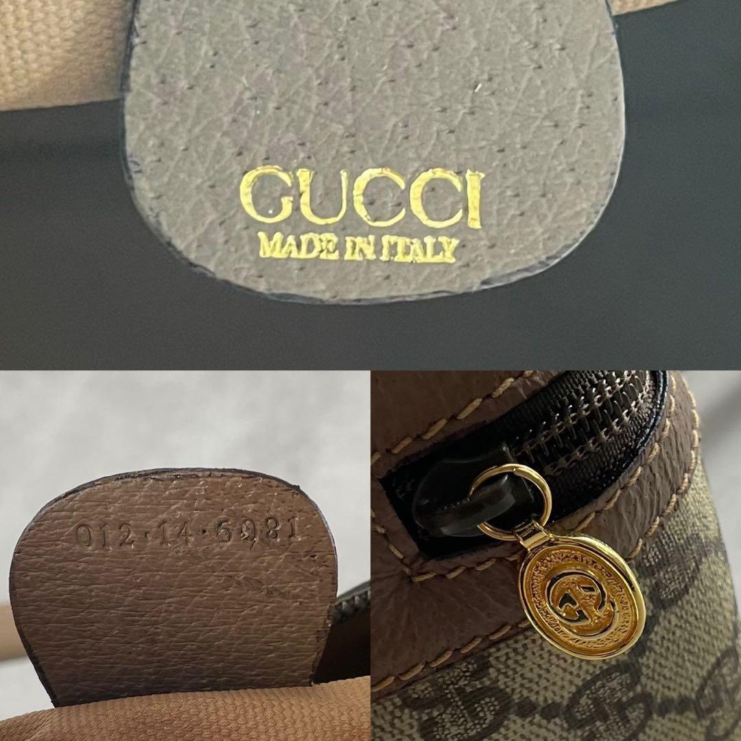 希少美品 GUCCI グッチ ボストンバッグ/012 14 6081/GGプラス