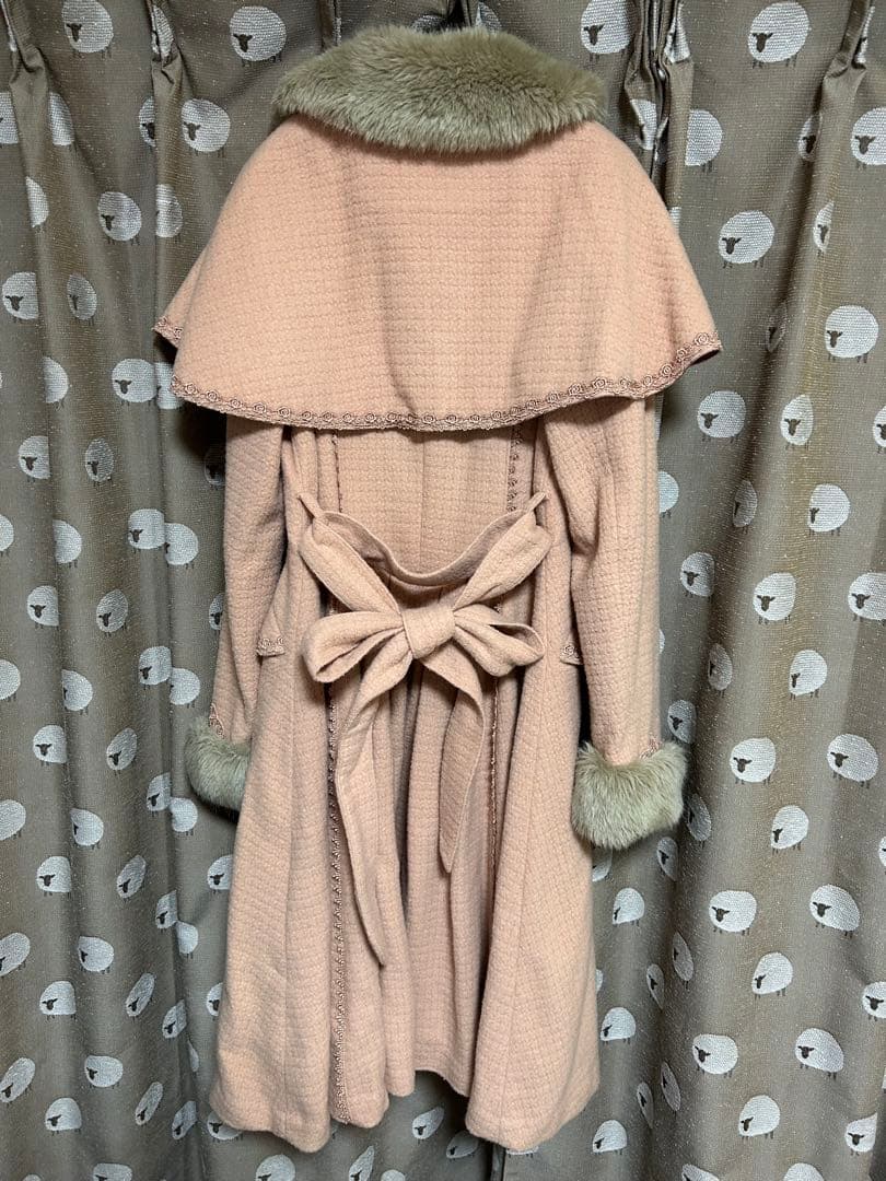 Victorian Maiden ローズレースリボンファーコート