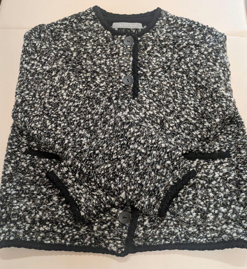今季　セオリーリュクス　Troy Elenor Cardigan ツイード