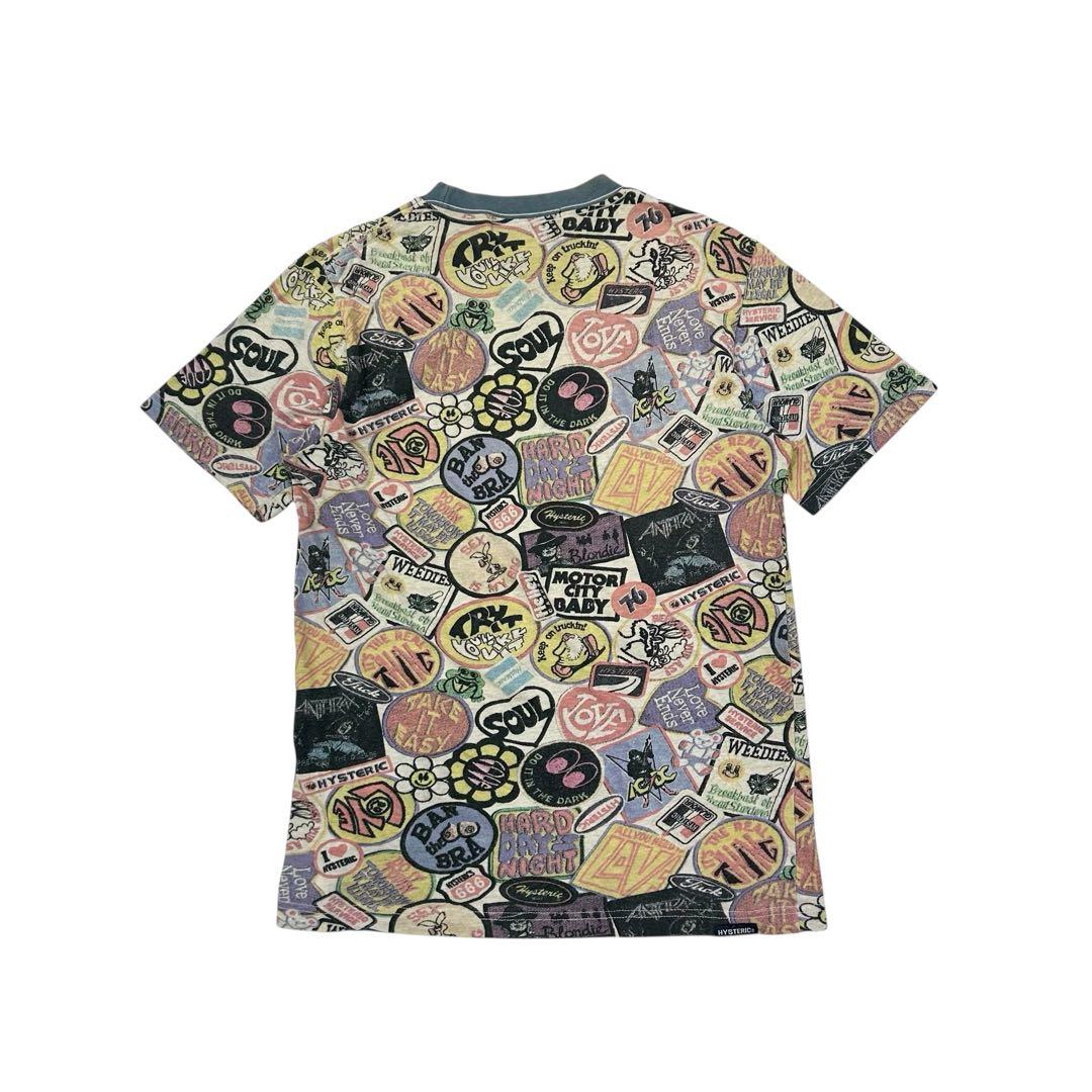 00s Y2k Hysteric glamour リンガーネックロックTシャツ