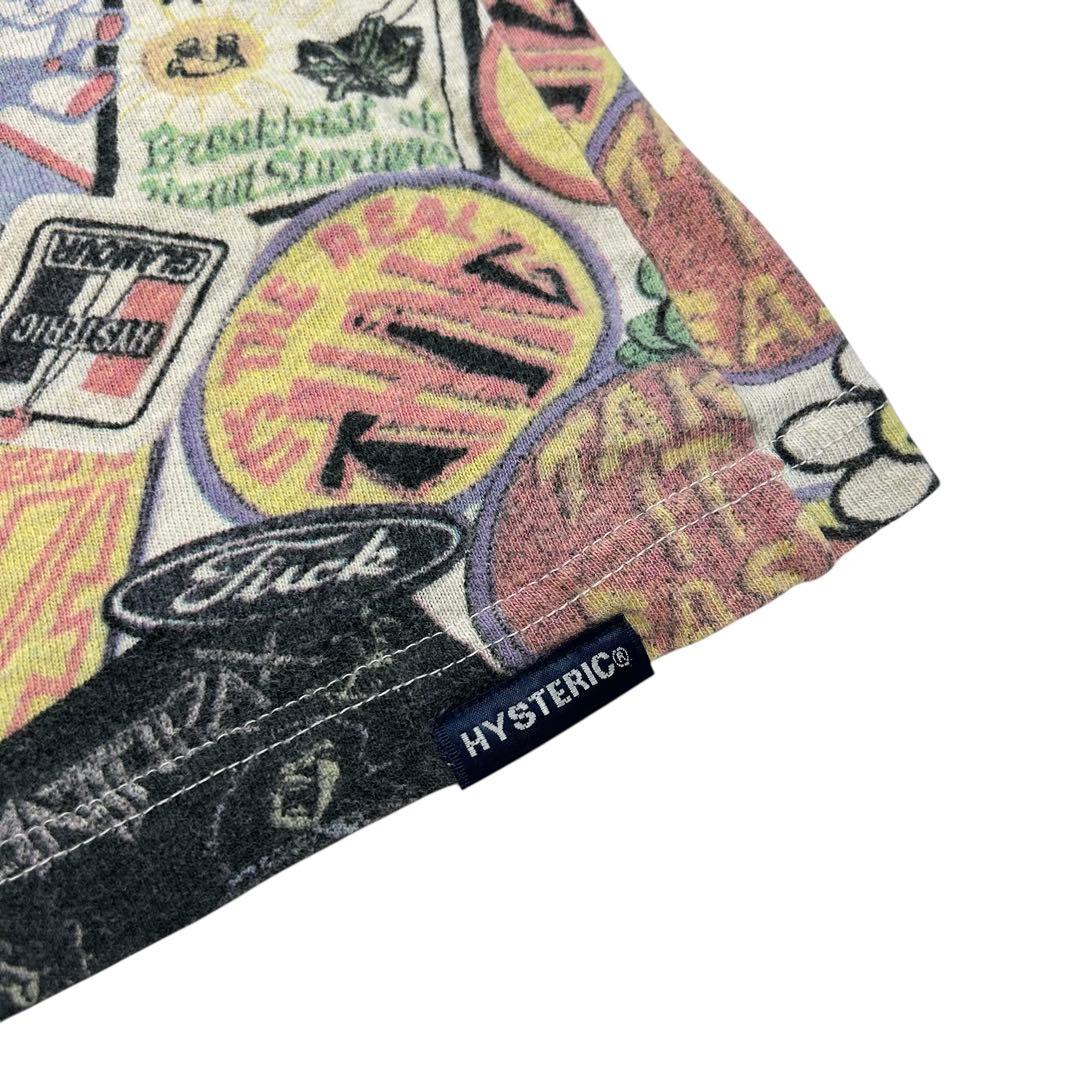 00s Y2k Hysteric glamour リンガーネックロックTシャツ