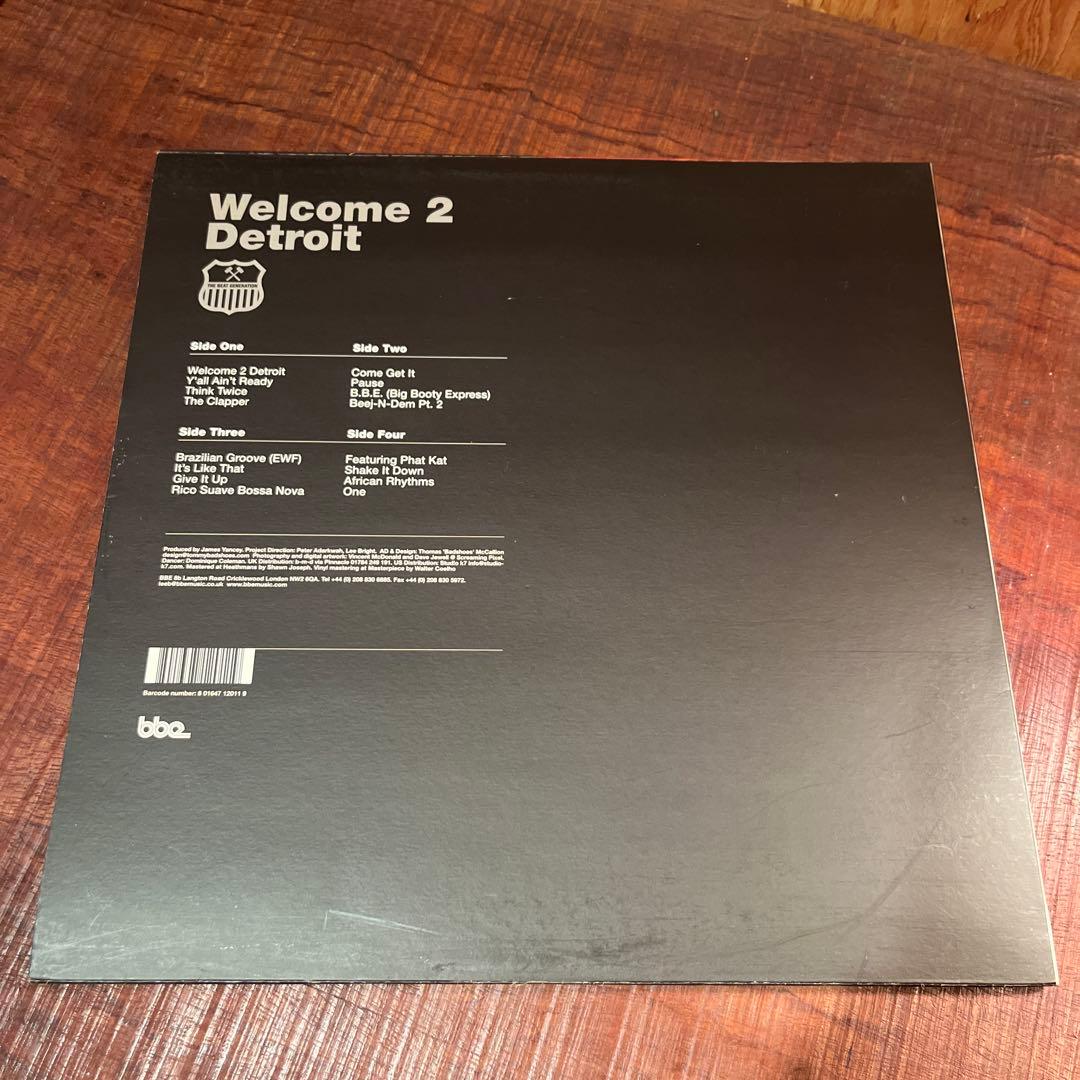 Welcome 2 Detroit J Dilla レコード美品 Jay Dee