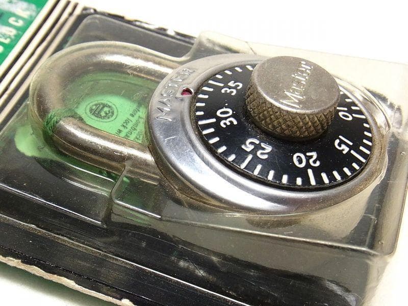 《p911》１９５０年代 金属ダイヤル ヴィンテージ ダイヤル式 南京錠 USA