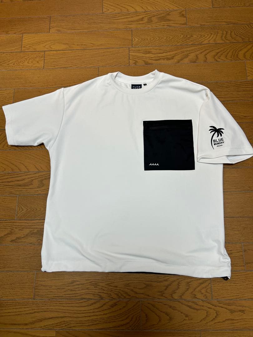 【美品】muta marine GOLF ムータマリン　ジップポケットTシャツ