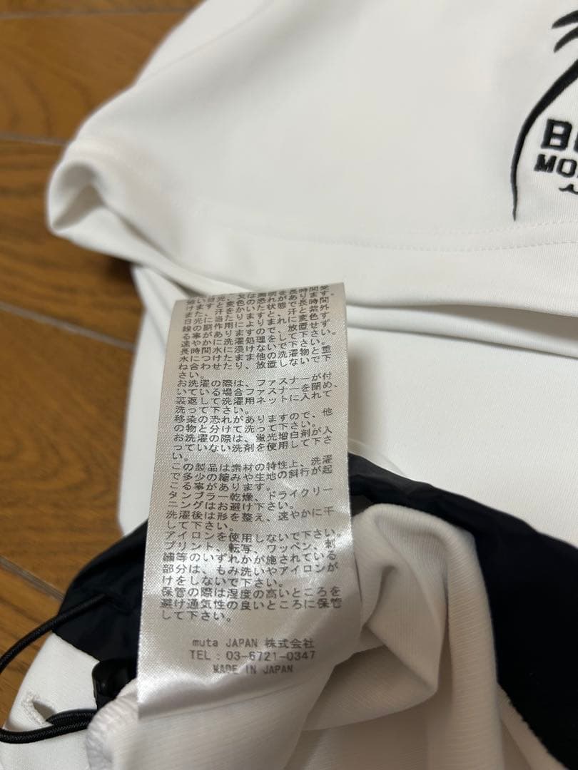 【美品】muta marine GOLF ムータマリン　ジップポケットTシャツ