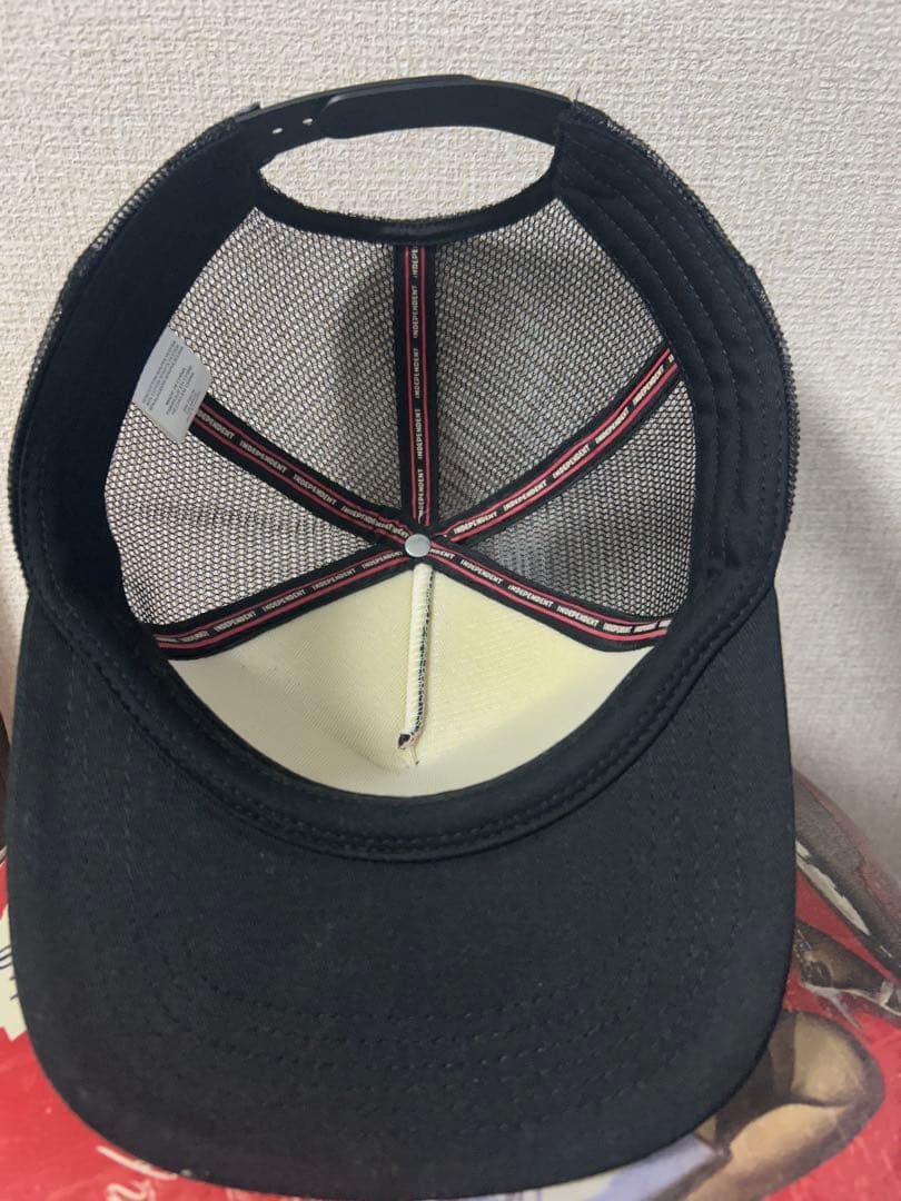 independent インディペンデント メッシュキャップ BLACK 美品！