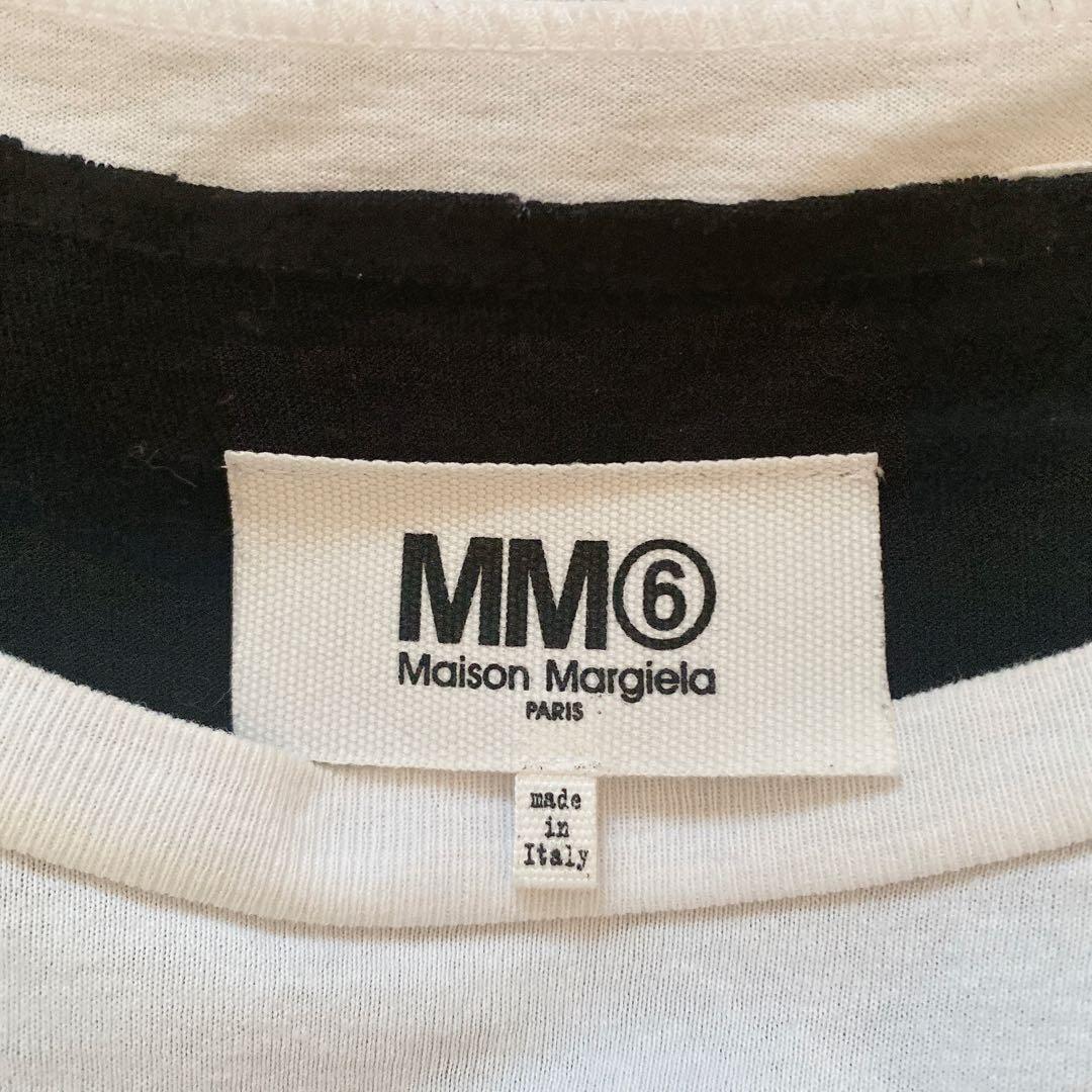 MM6 Maison Margiela レイヤードTシャツ M 半袖 イタリア製