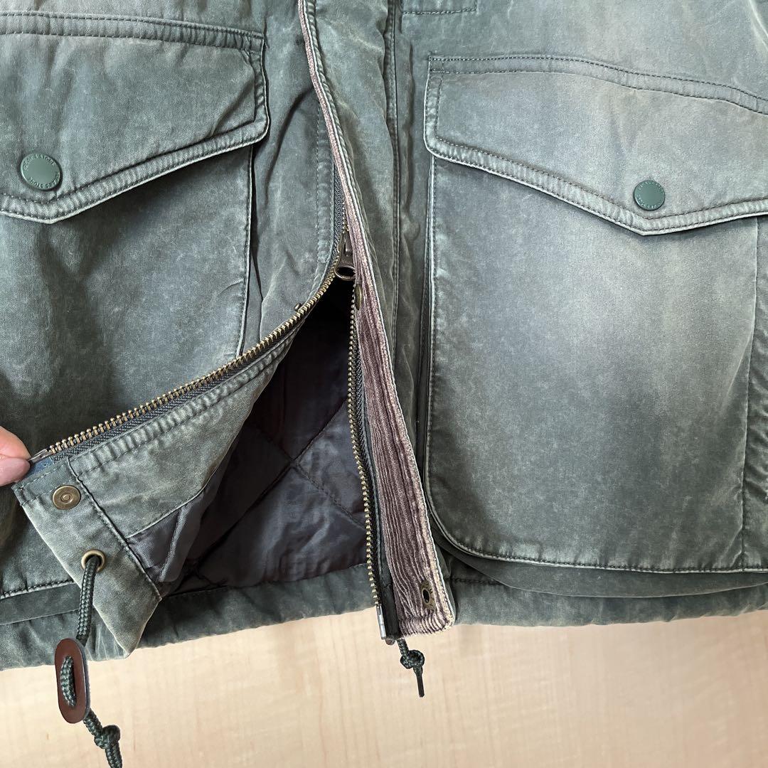 新品 フリークスストア ウォッシュ加工 襟コーデュロイ コットンナイロンブルゾン