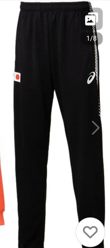 【 asics 日本代表 】クロスパンツ（ L size ）