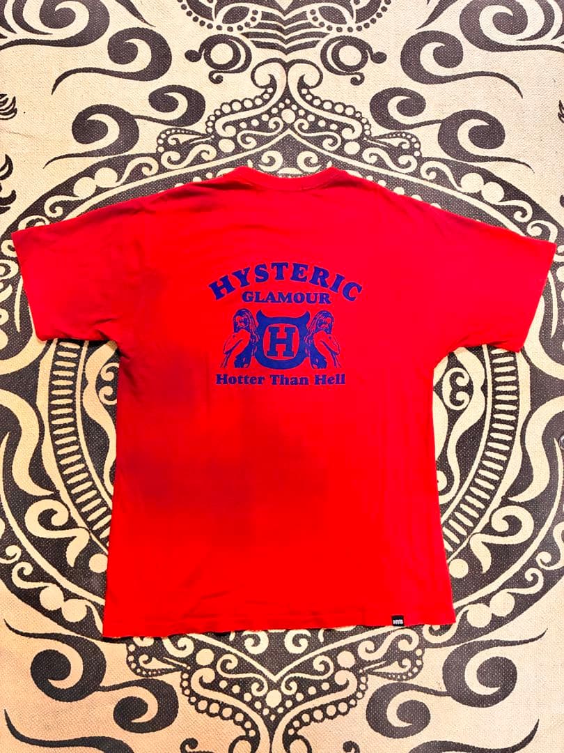 HYSTERIC GLAMOUR レッド Tシャツ Lサイズ