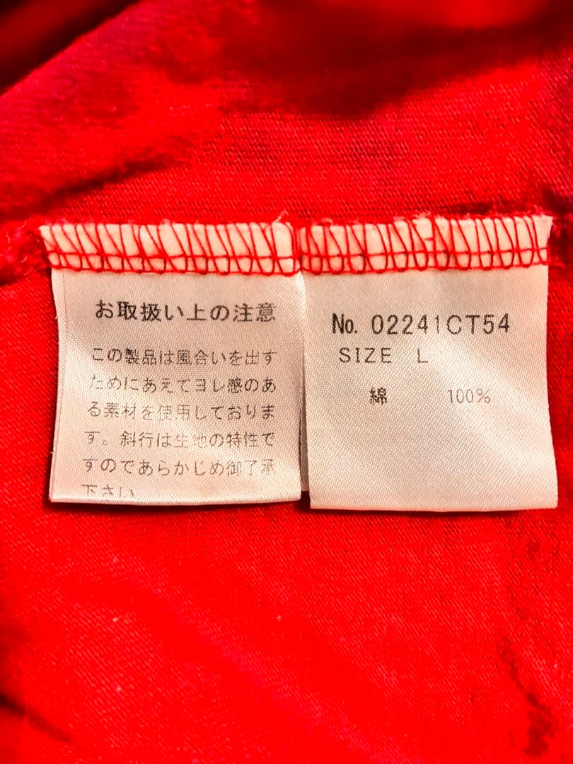 HYSTERIC GLAMOUR レッド Tシャツ Lサイズ
