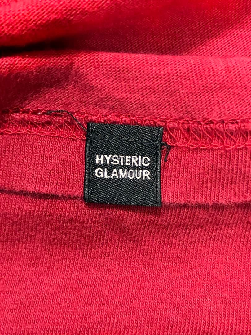 HYSTERIC GLAMOUR レッド Tシャツ Lサイズ
