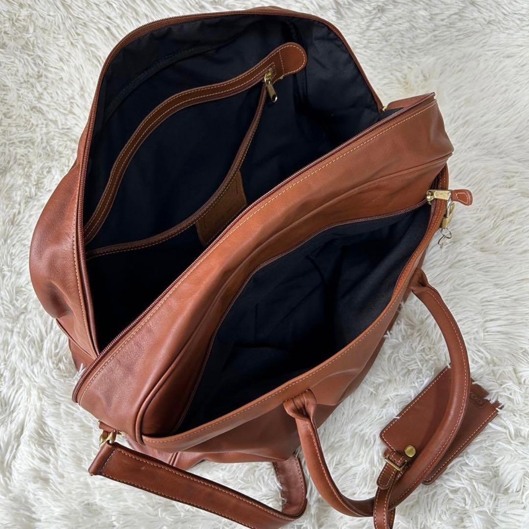 ⭐︎美品⭐︎COACH レザー2wayボストンバッグ ブラウン 南京錠アリ