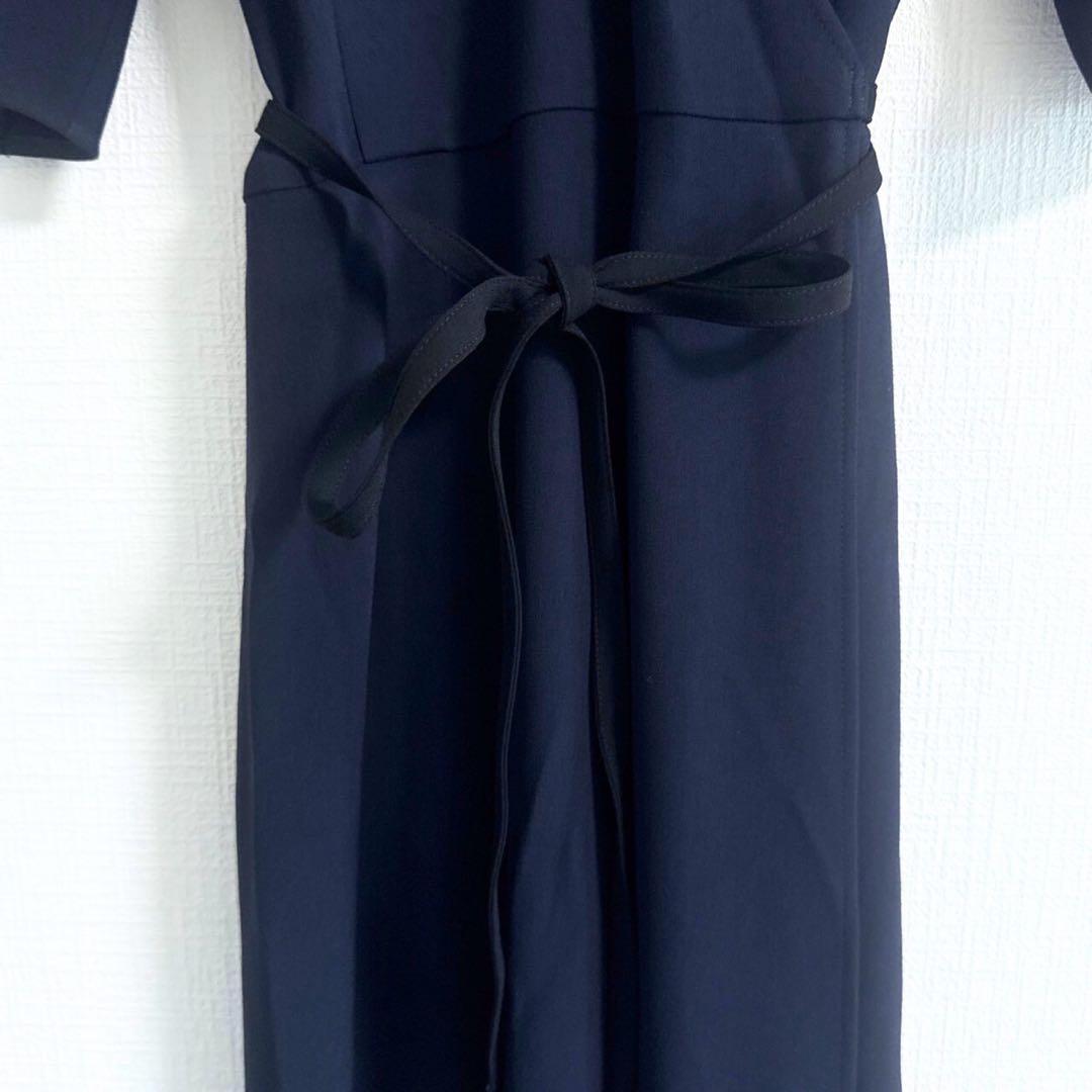 BEIGE 近年 CINDY カシュクールワンピース ネイビー 小さいサイズ
